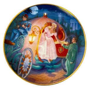 Franklin Mint Cinderella Magical Journey Gem Jewel Collectible Plate